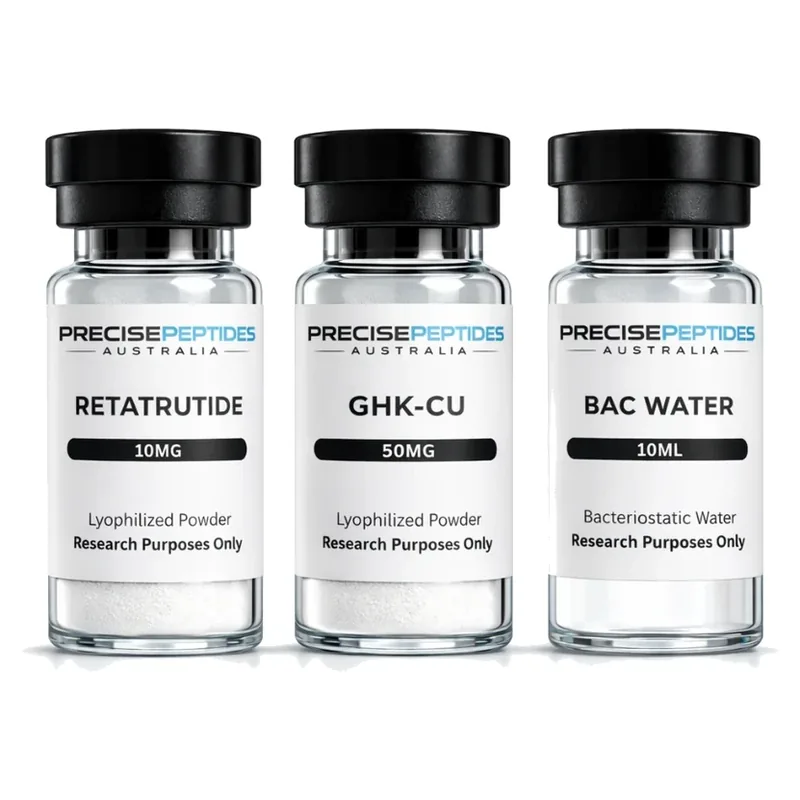 Retatrutide + GHK-Cu + Bac Water