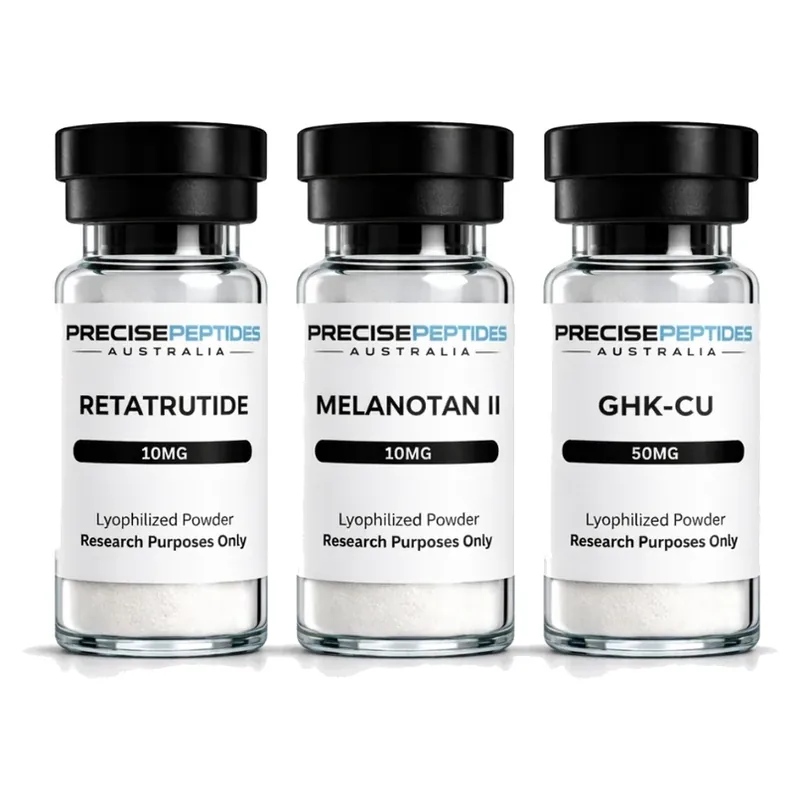 Retatrutide + Melanotan II + GHK-Cu